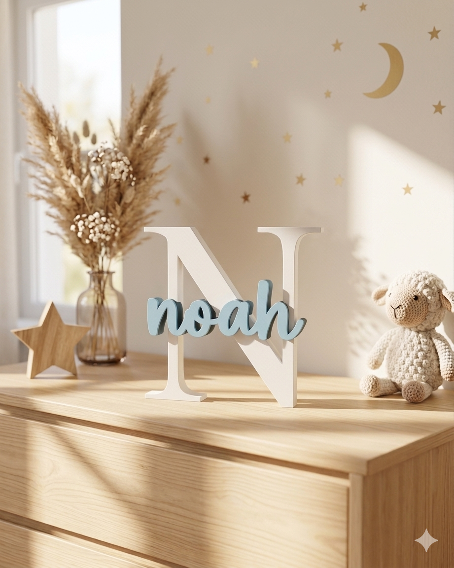 Buchstabe N mit Noah
